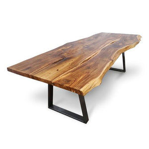 Live Edge Walnut Dining Room Table - Handmade Black Walnut Dining Room Table