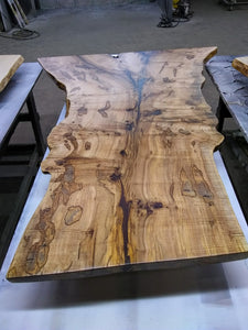 Finished Live Edge Slab - Spalted Maple – Bucks County Live Edge