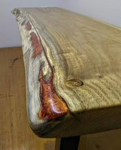 Load image into Gallery viewer, Live Edge Ailanthus Bench
