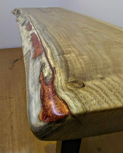 Live Edge Ailanthus Bench