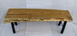 Live Edge Ailanthus Bench