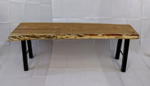 Load image into Gallery viewer, Live Edge Ailanthus Bench
