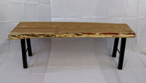 Live Edge Ailanthus Bench