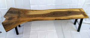 Live Edge Black Walnut Coffee Table/Bench