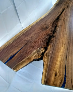 Large Live Edge Black Walnut Coffee Table