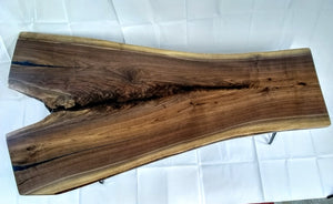 Large Live Edge Black Walnut Coffee Table